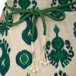 Vestido-Cris-Barros-Bordado-Bege-e-Verde