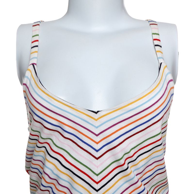 Vestido-Branco-Listras-Coloridas-