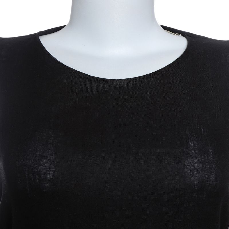Vestido-Cris-Barros-Linho-Preto