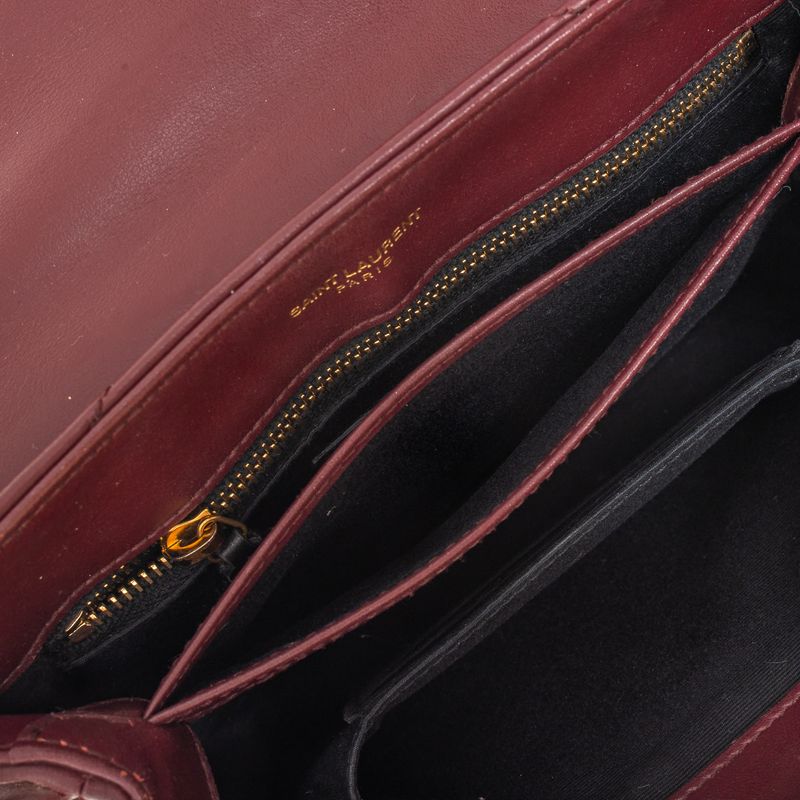 Bolsa-Saint-Laurent-Loulou-Toy-Vinho