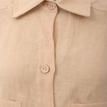 Camisa-Mixed-Linho-Bege