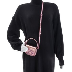 Bolsa Diesel 1DR XS Metalizada Rosa