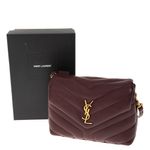 Bolsa-Saint-Laurent-Loulou-Toy-Vinho