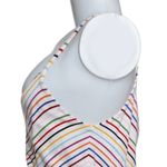 Vestido-Branco-Listras-Coloridas-