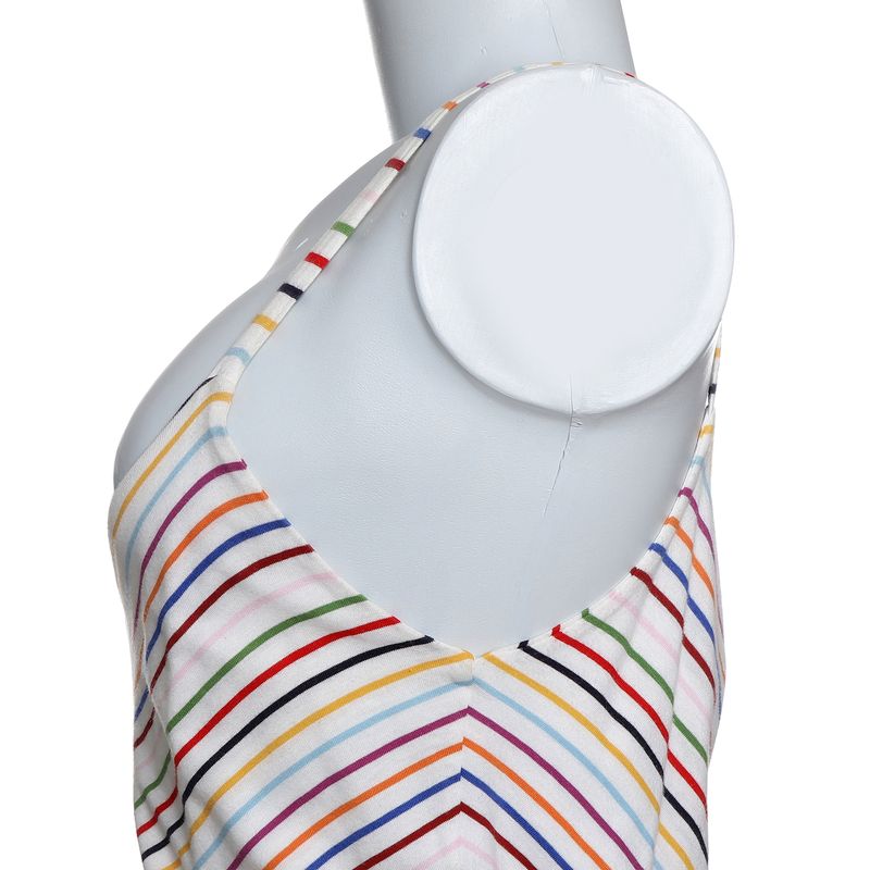 Vestido-Branco-Listras-Coloridas-