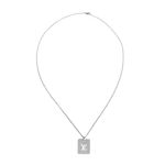 85876-Colar-Louis-Vuitton-Metal-Prateado-1