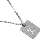 85876-Colar-Louis-Vuitton-Metal-Prateado-2