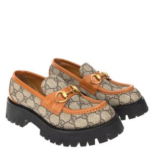 Sapato Mocassim Gucci Horsebit Monograma