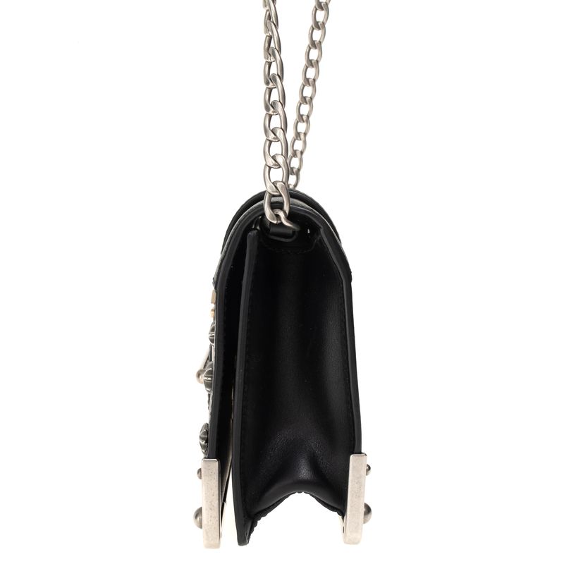 Bolsa-Prada-Cahier-Moon-Preta-e-Prateada