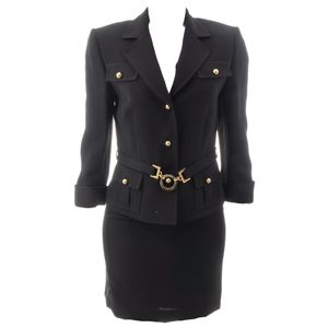 Conjunto Tahari Saia e Blazer Preto