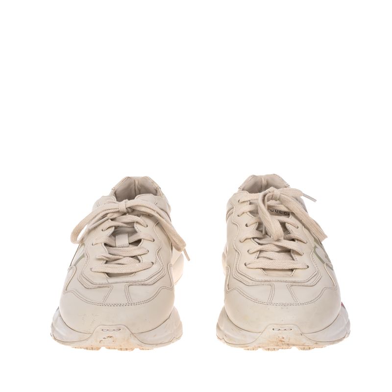 Tenis-Gucci-Rhyton-GG-Interlocking-Creme