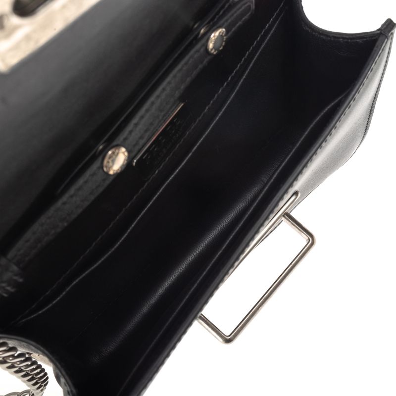 Bolsa-Prada-Cahier-Moon-Preta-e-Prateada