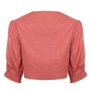 Blusa Paula Raia Linho Rosa