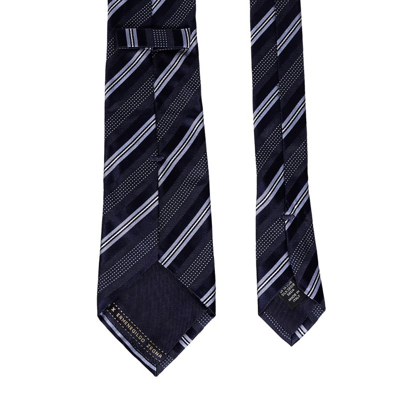 Gravata-Ermenegildo-Zegna-Listrada-Azul