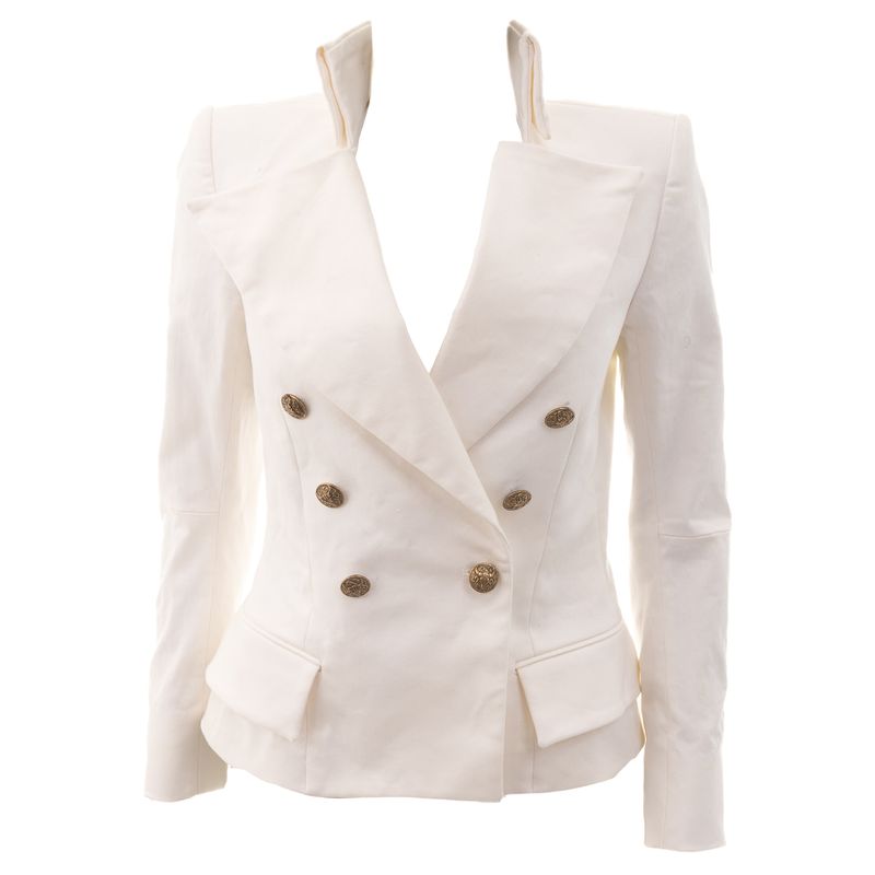 Blazer-Balmain-Jeans-Branco