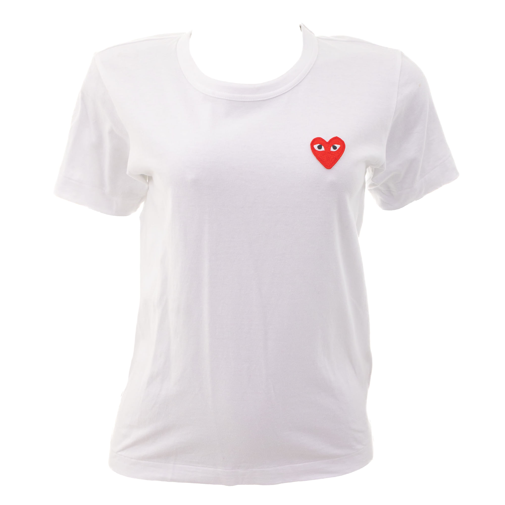 Camiseta Comme des Garçons Coração Vermelho | Brechó de luxo Camiseta Comme des Garçons Coração Vermelho | Brechó de luxo