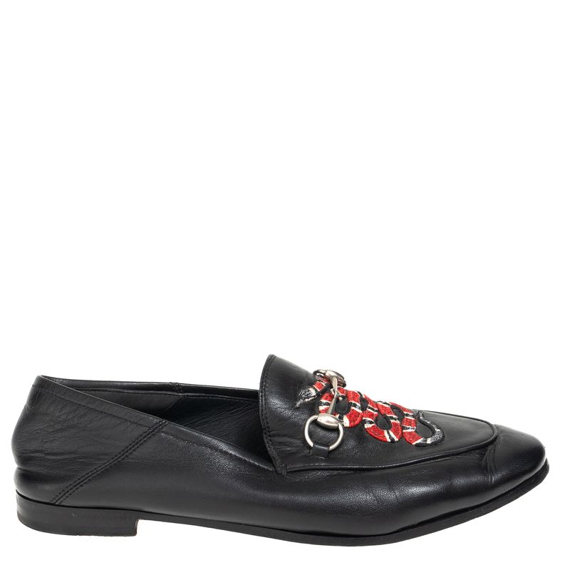 Mocassim-Gucci-Kingsnake-Preto