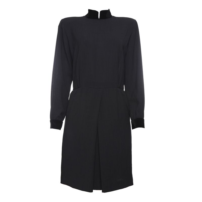 Vestido-Yves-Saint-Laurent-Vintage-Preto
