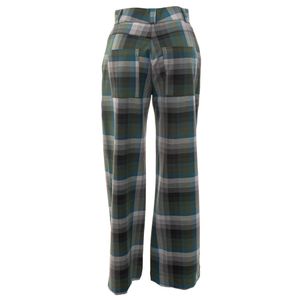 Calça Mixed Alfaiataria Xadrez Verde