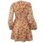 Vestido-Zimmermann-Floral-Laranja