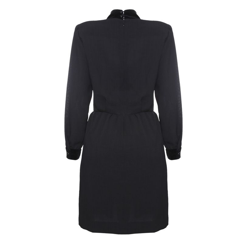 Vestido-Yves-Saint-Laurent-Vintage-Preto