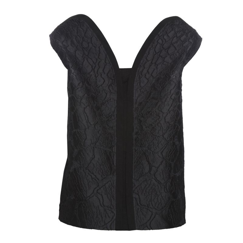 Blusa-Fendi-Texturizada-Preta