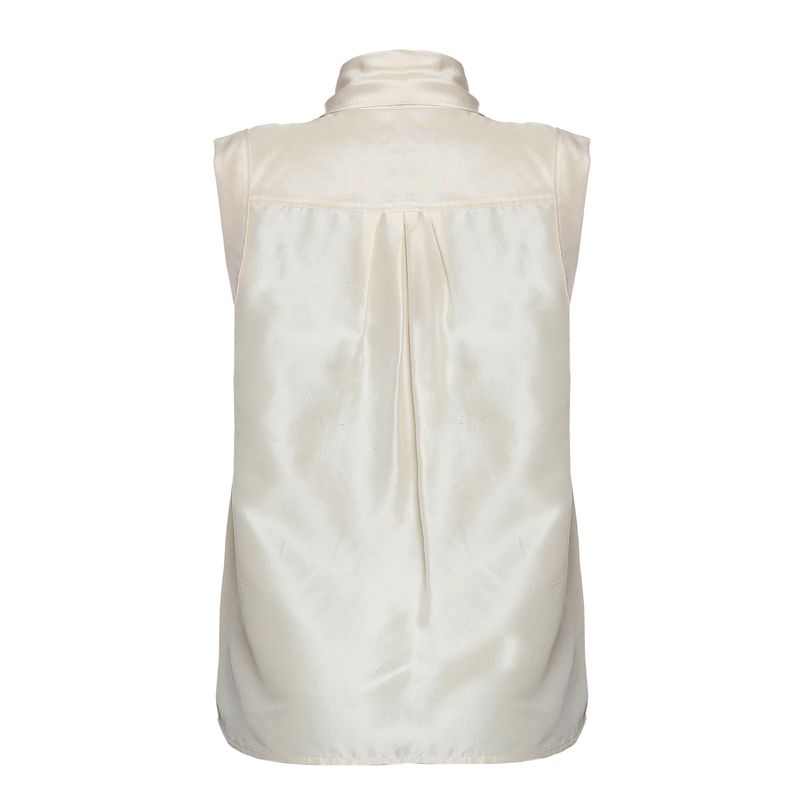 Blusa-Oscar-de-la-Renta-Bege-