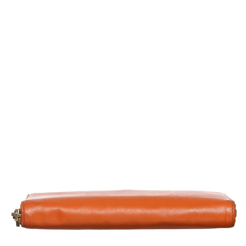 Carteira-Prada-Couro-Saffiano-Laranja