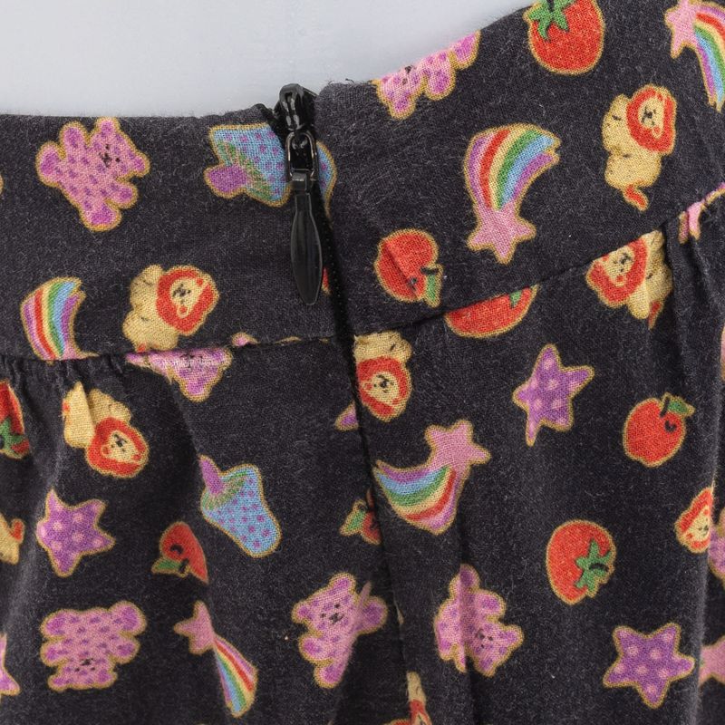 Saia-Cris-Barros-Infantil-Estampada-Fundo-Preto