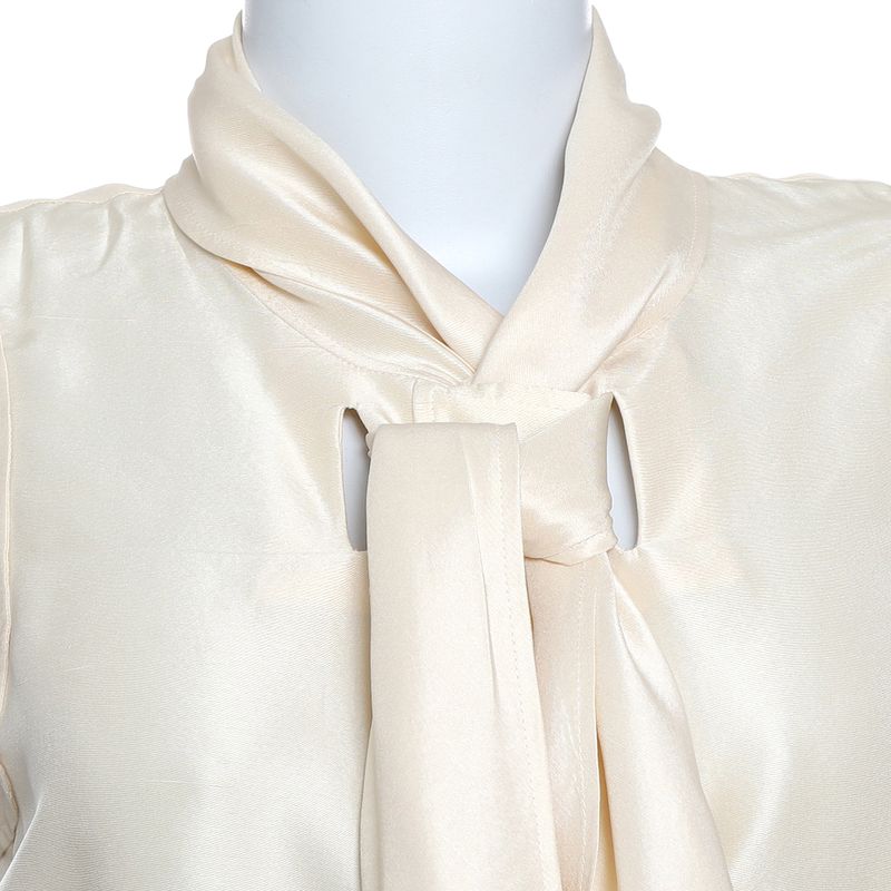 Blusa-Oscar-de-la-Renta-Bege-