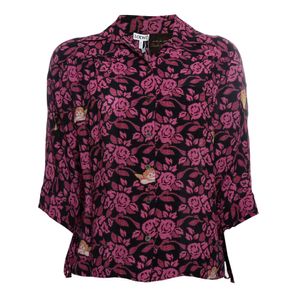 Camisa Loewe Estampada Roxa
