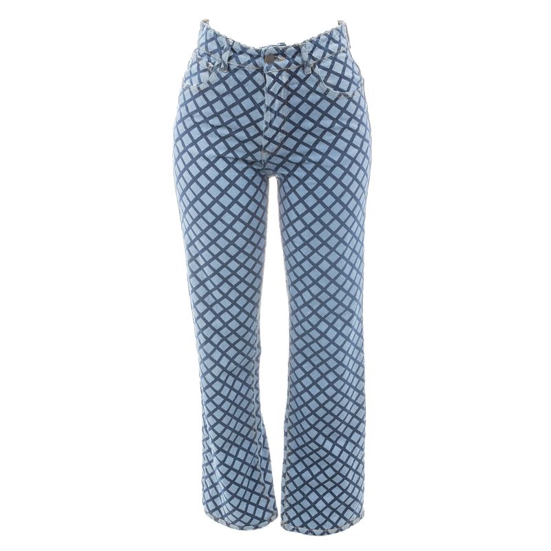 Calca-Carol-Bassi-Jeans-Altin-Quadriculada