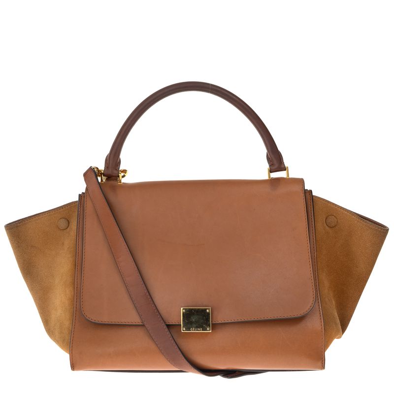 Bolsa-Celine-Trapeze-Caramelo