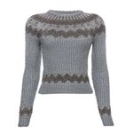 Sueter-Valentino-Garavani-Cinza-Fios-Metalizados