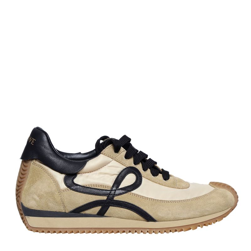 Tenis-Loewe-Flow-Runner-Bege-e-Preto