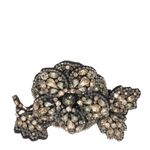 Bracelete-Lanvin-Flor-em-Couro-Preto