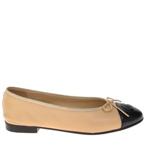 Sapatilha Chanel CC Cap Bicolor