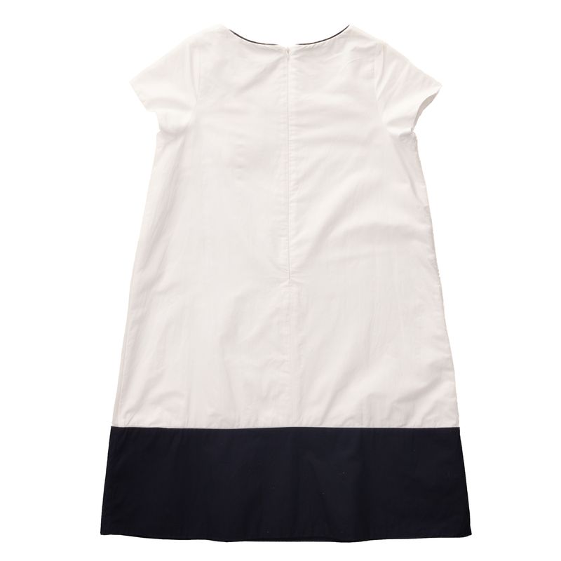 Vestido-Jacadi-Infantil-Flores-Branco-e-Marinho