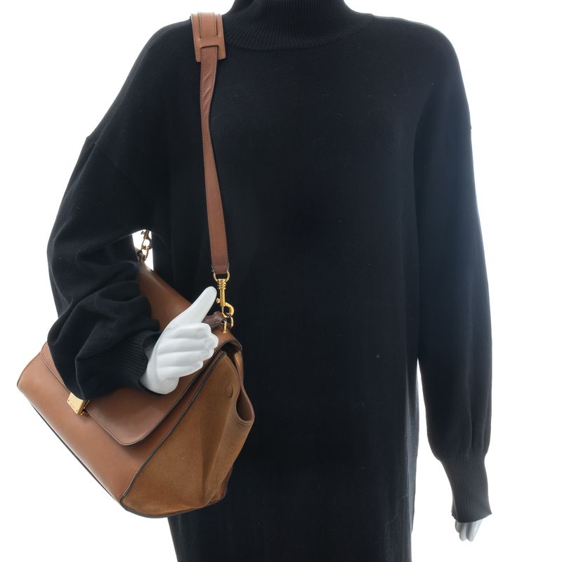 Bolsa-Celine-Trapeze-Caramelo