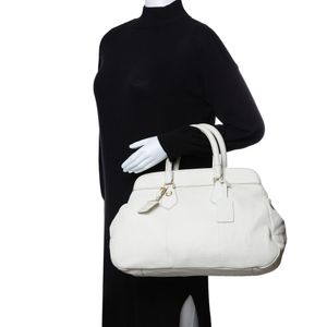 Bolsa Prada Blindstamp Creme