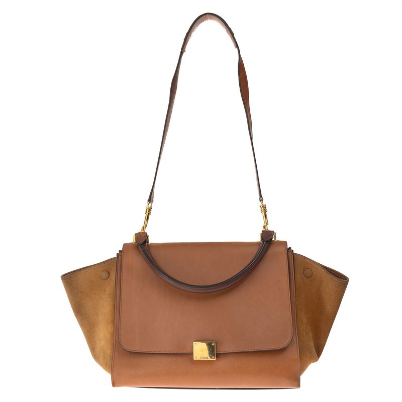 Bolsa-Celine-Trapeze-Caramelo