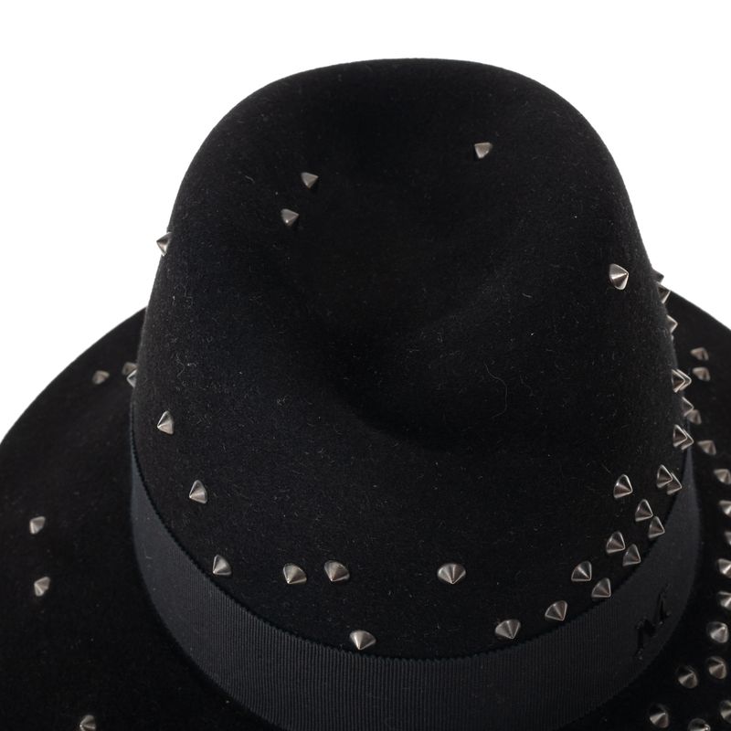 Chapeu-Maison-Michel-Preto-e-Aplicacoes-