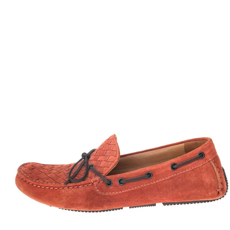 Mocassim-Bottega-Veneta-Amarracao-Intrecciato-Terracota
