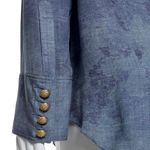 Camisa-Balmain-Botoes-Dourados