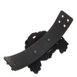 Bracelete-Lanvin-Flor-em-Couro-Preto