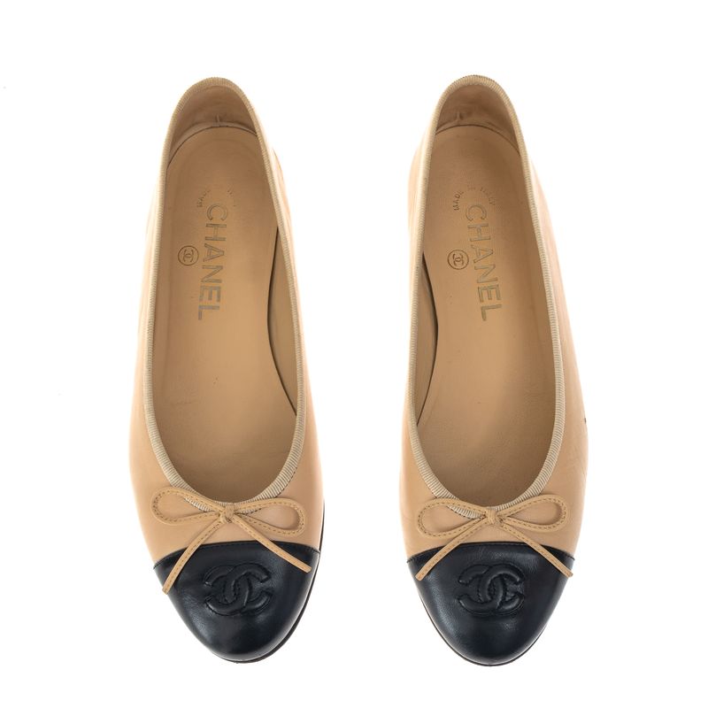 Sapatilha-Chanel-CC-Cap-Bicolor