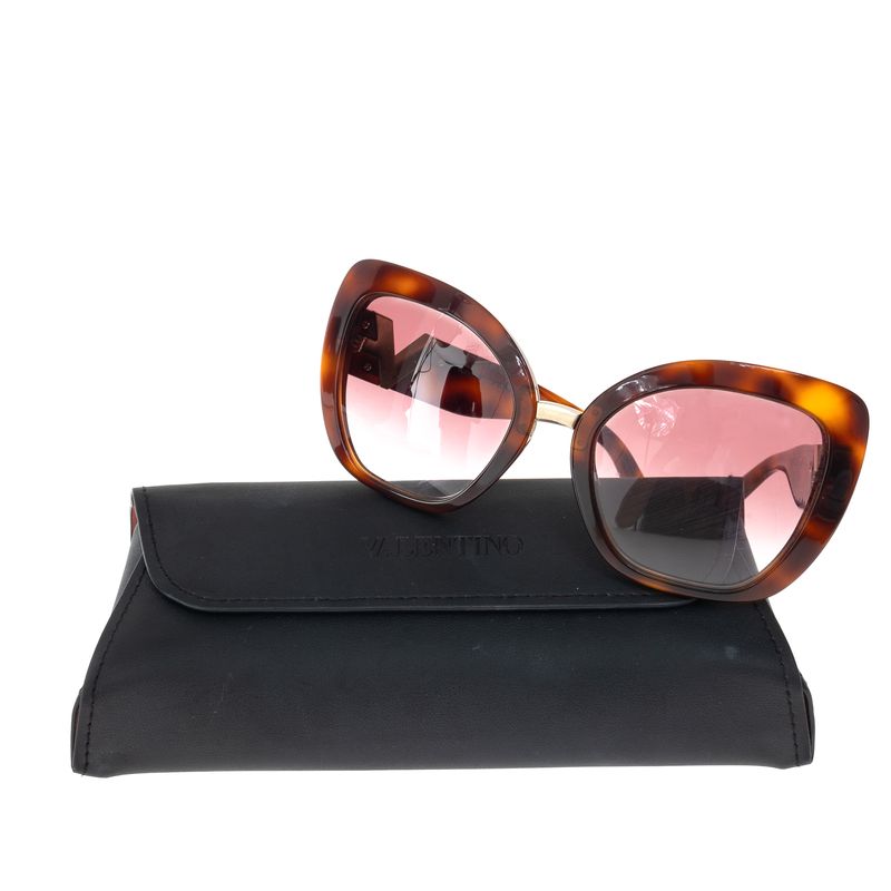 Oculos-Valentino-Garavani-Acetato-Marrom