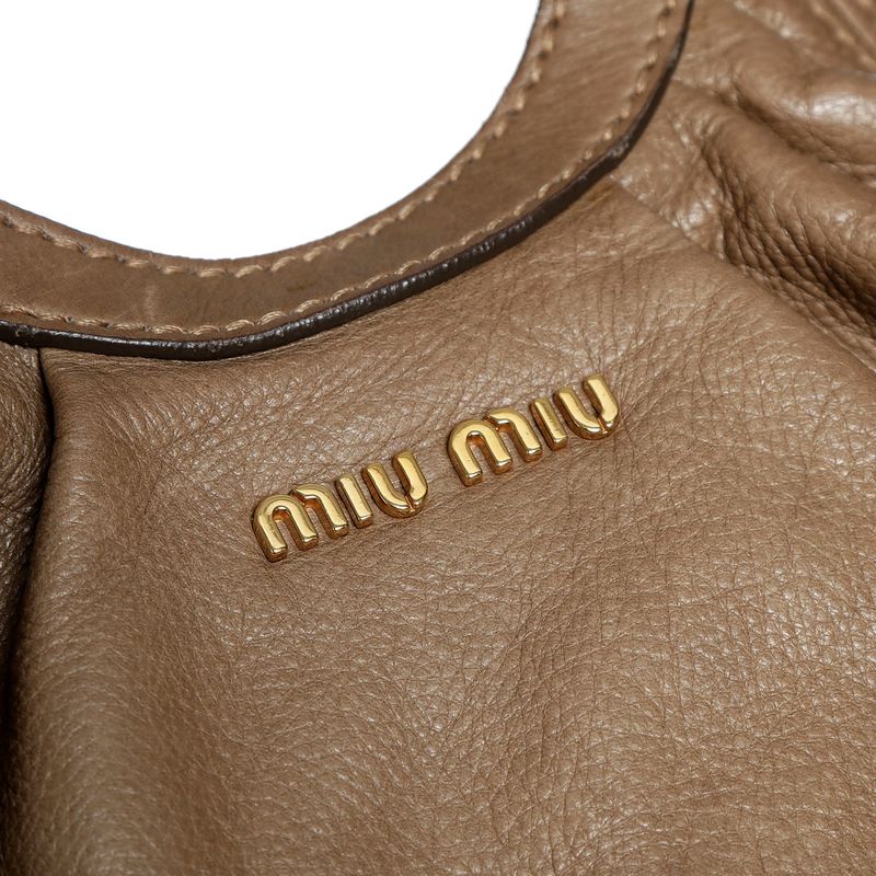 Bolsa-Miu-Miu-Tote-Hobo-Couro-Caramelo