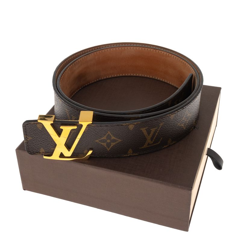 Cinto-Louis-Vuitton-LV-40mm-Monograma