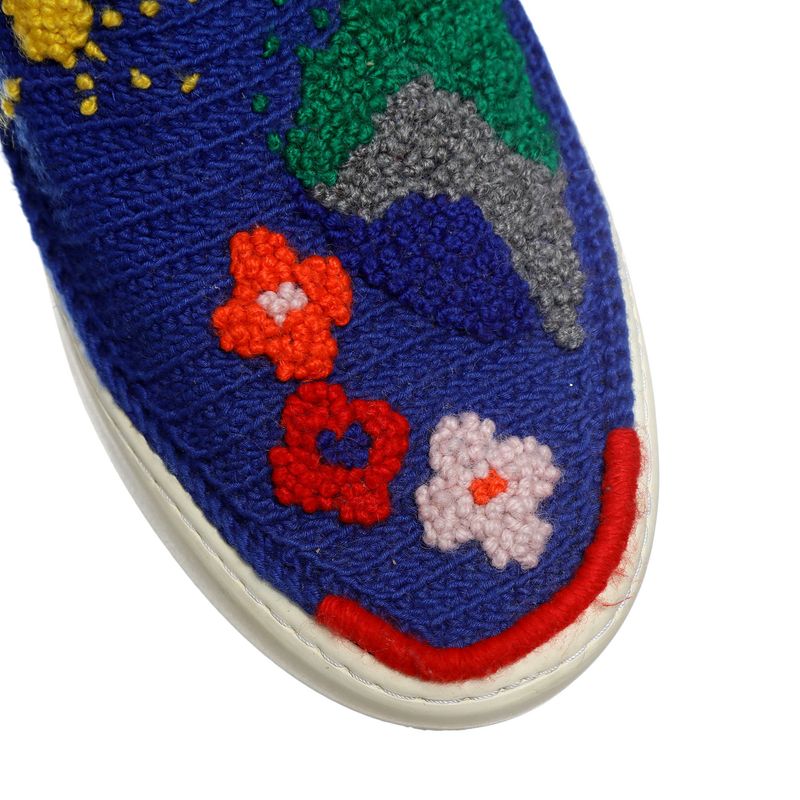 Tenis-Amrose-Paris-Croche-Sol-e-Flores-Azul